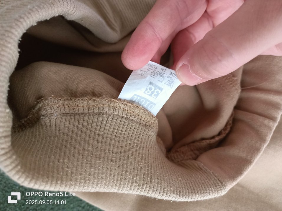 Bej Kız Çocuk Salaş Drapeli Etek okul etegi - Görsel 3