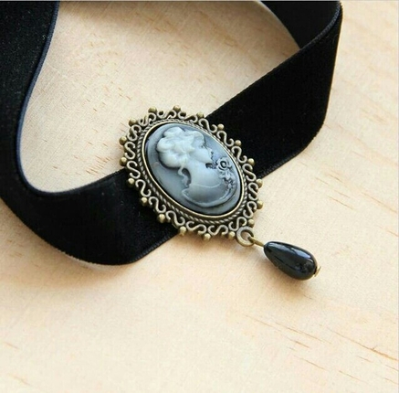 Vintage Love siyah vintage choker
