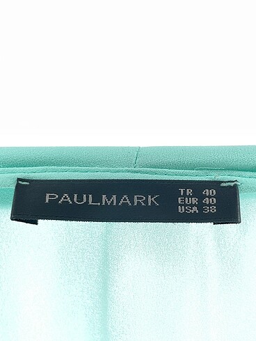 40 Beden yeşil Renk Paulmark Bluz %70 İndirimli.