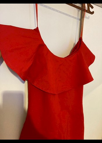 Adil Işık Kırmızı Midi Elbise - Görsel 3