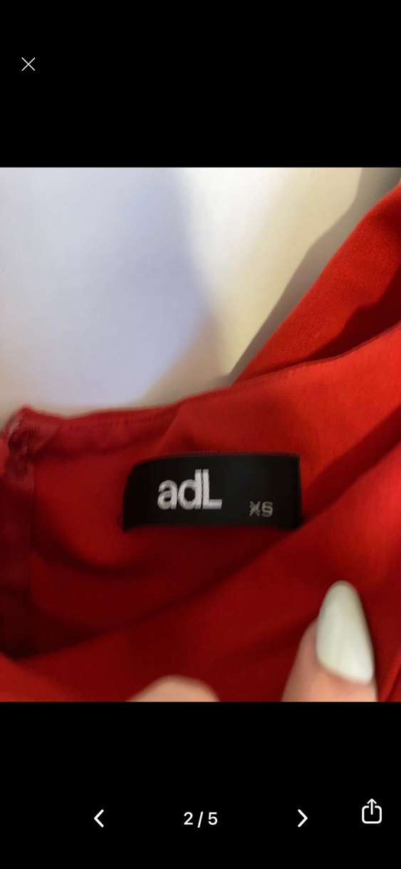 Adil Işık Kırmızı Midi Elbise - Görsel 2