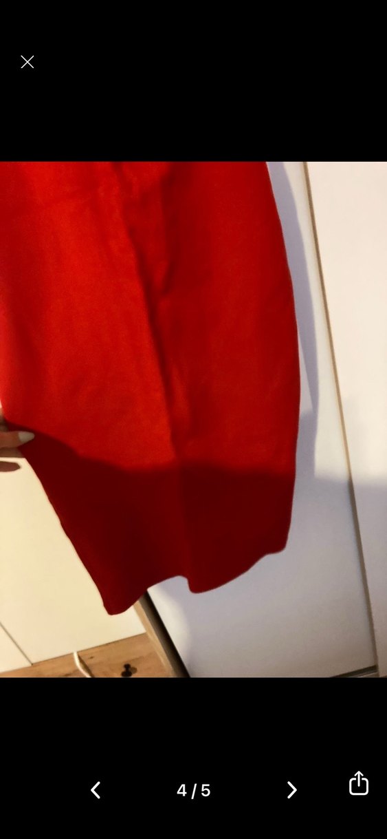 Adil Işık Kırmızı Midi Elbise - Görsel 4