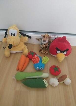 Köpek kukla pelüş meyveler angry bird vs