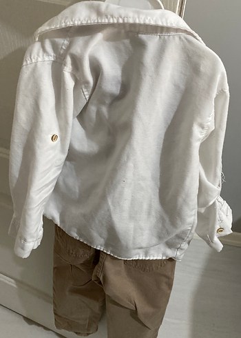 Bebek Erkek Bohem Keten Takım - Görsel 4