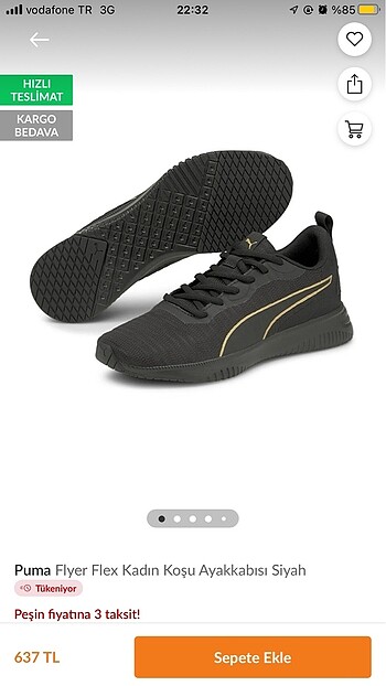 Puma spor ayakkabı