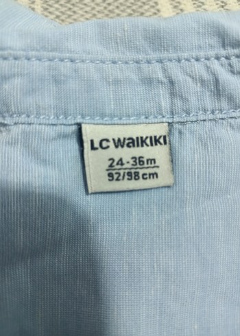 LC Waikiki Mavi Erkek Çocuk Keten gömleği