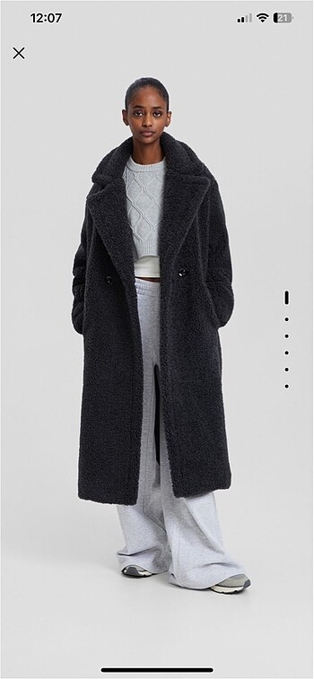 bershka peluş kaban