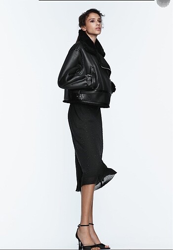 Zara zara biker ceket