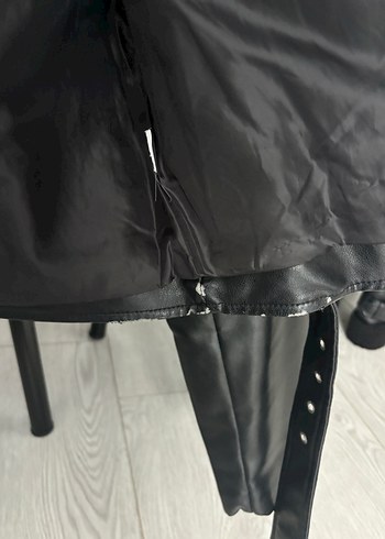 Stradivarius deri ceket - Görsel 2