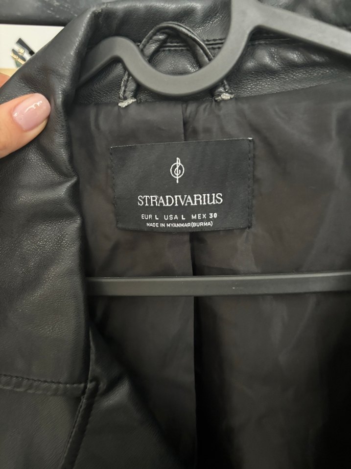 Stradivarius deri ceket - Görsel 4