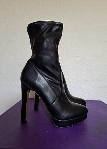 Aldo Suni Deri Siyah Bot