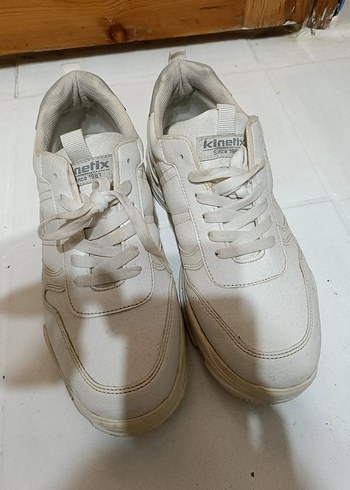 Beyaz Erkek Spor Ayakkabı - Görsel 4