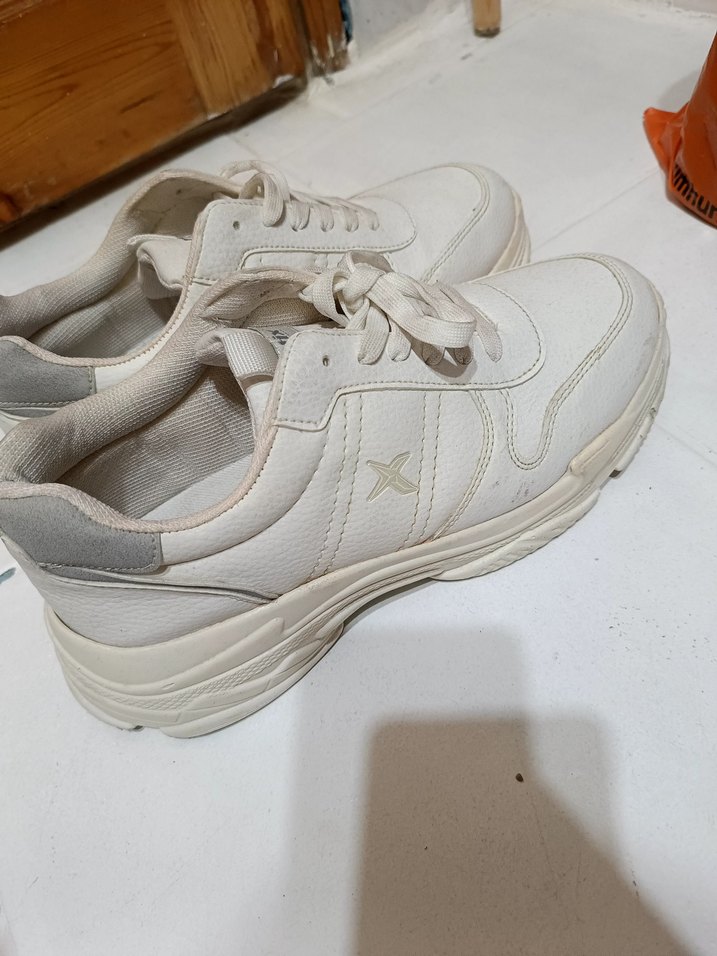 Beyaz Erkek Spor Ayakkabı - Görsel 3