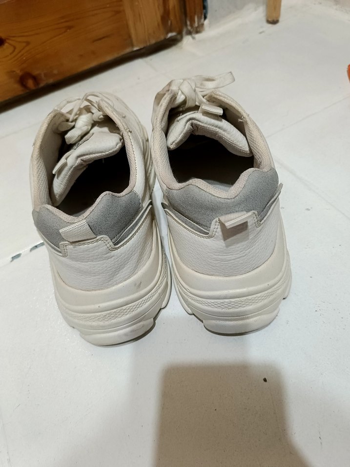 Beyaz Erkek Spor Ayakkabı - Görsel 2