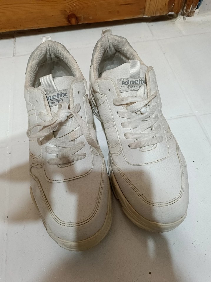 Beyaz Erkek Spor Ayakkabı - Görsel 4