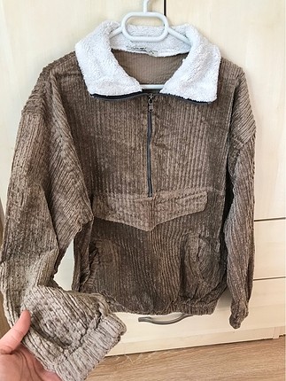 Yakası polar sweat