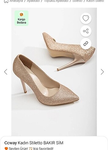 Zara Gold simli stiletto