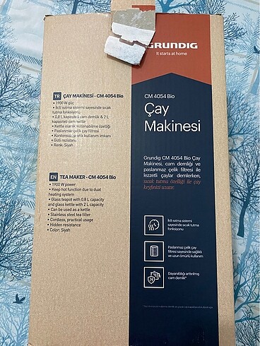 Grundig çay makinesi