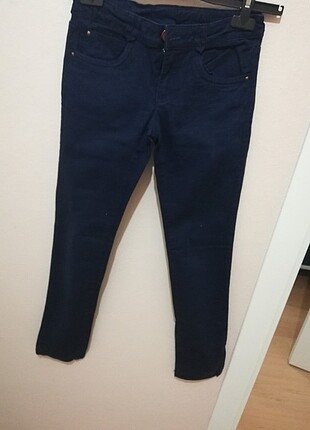 Zara kids lacivert kot pantolon 