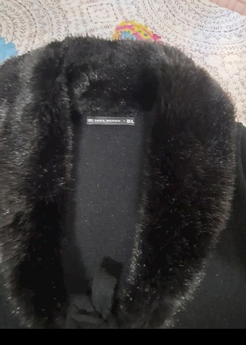 Kürklü Siyah Kadın bluz - Görsel 6