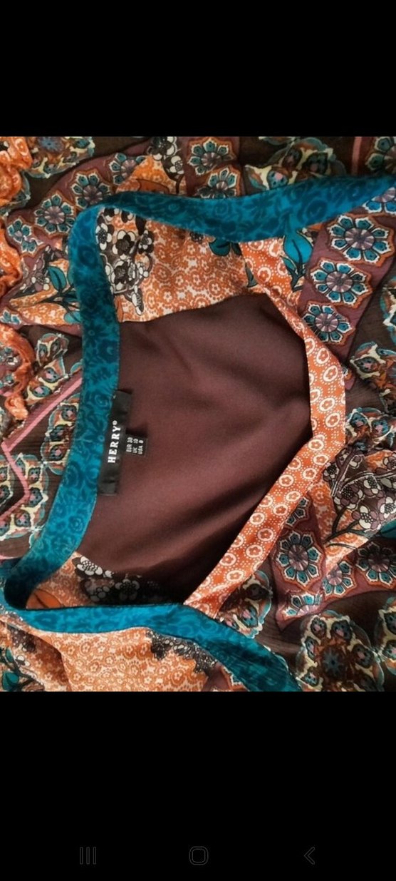 Bohem Tarz Turkuaz Uzun Elbise - Görsel 4