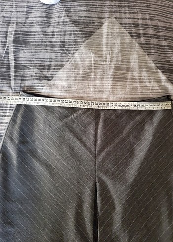 Gri Pilili Midi Kalem Etek - Görsel 3