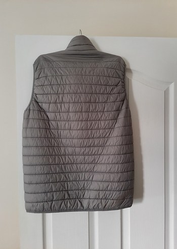 Gri Fermuarlı Erkek Yelek - Görsel 2