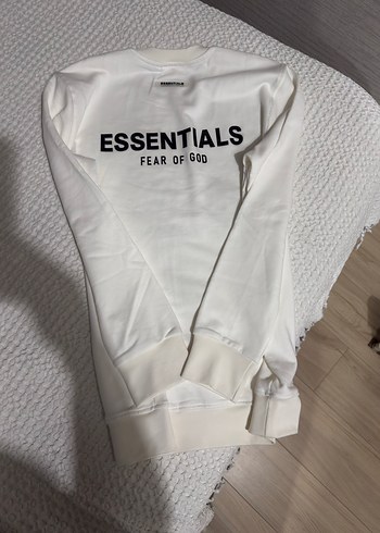 l Beden beyaz Renk Beyaz Oversize Sweatshirt