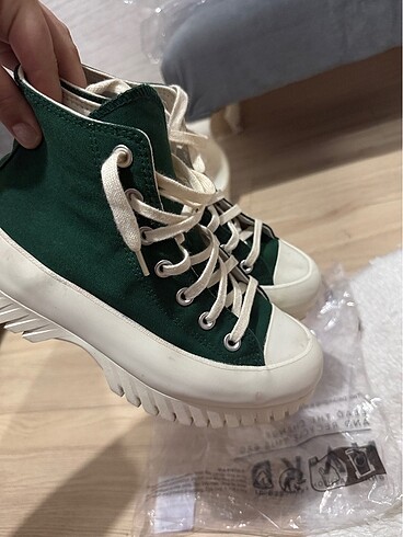 38 Beden yeşil Renk Converse
