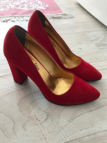 Flo Ayakkabı Kırmızı stiletto