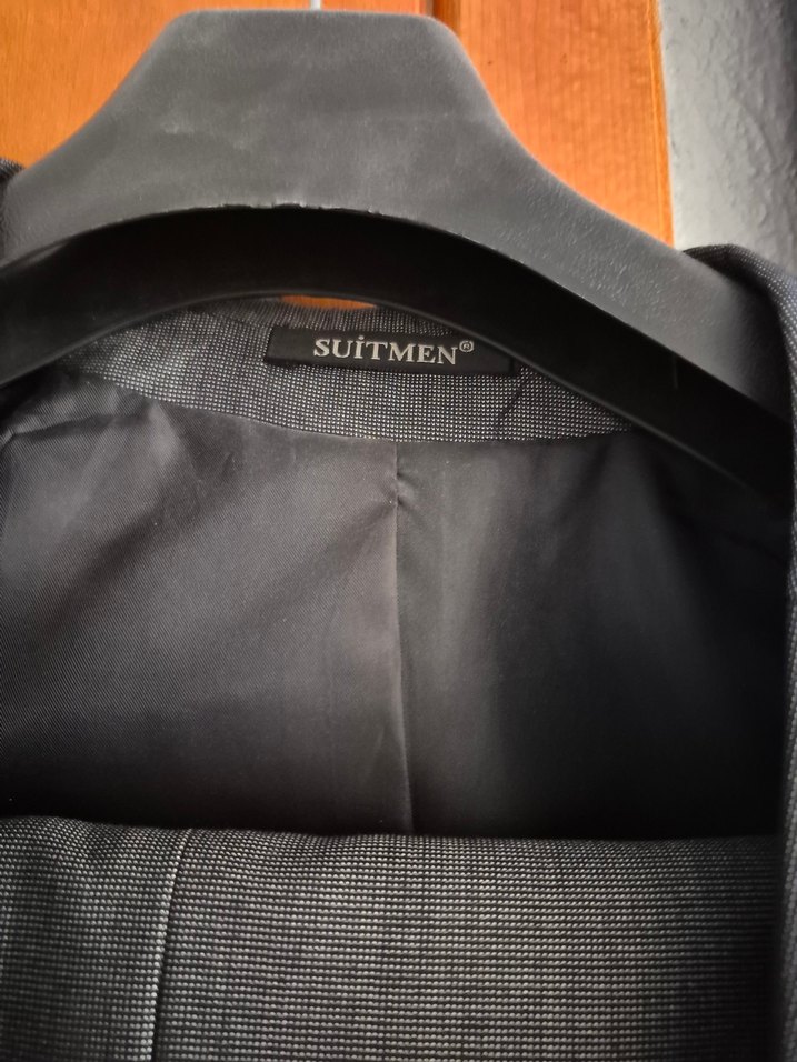 Erkek Gri Modern Klasik Ceket - Görsel 4