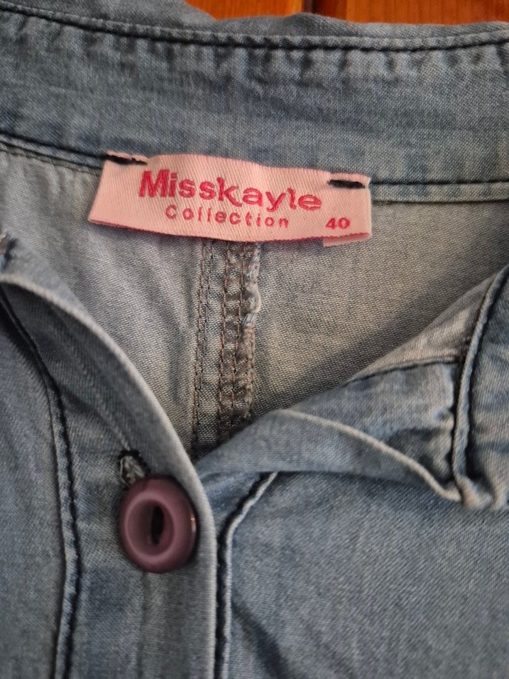 Kadın Uzun Kot Elbise - Görsel 4