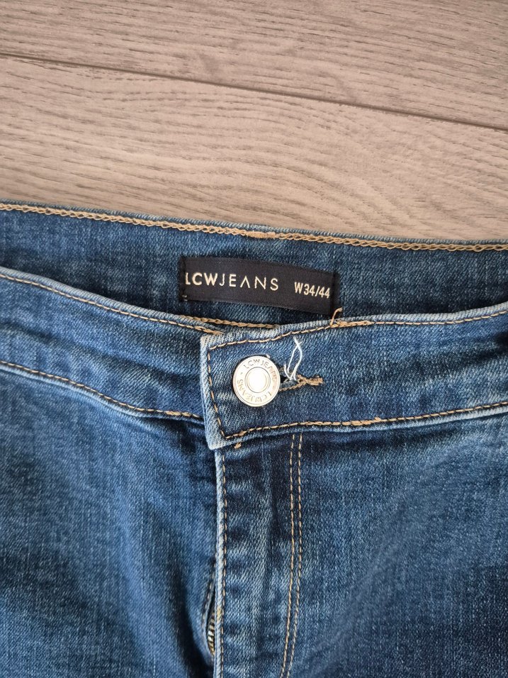 Mavi Normal Boy Kadın Denim Pantolon - Görsel 4