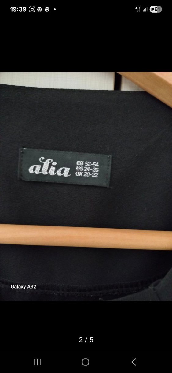 Uzun Siyah Kadın pardesü - Görsel 5