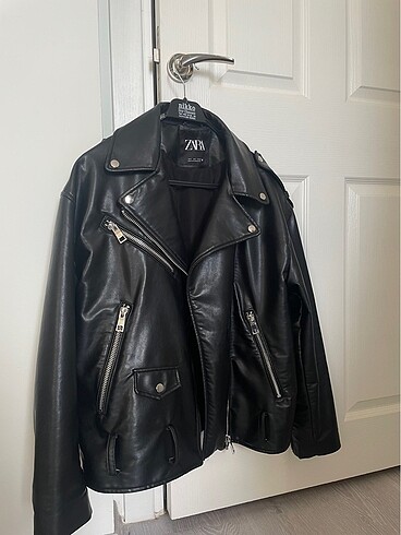 Zara Zara biker deri ceket