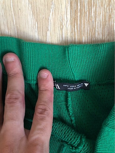 Zara Zara İspanyol Paça Triko pantolon