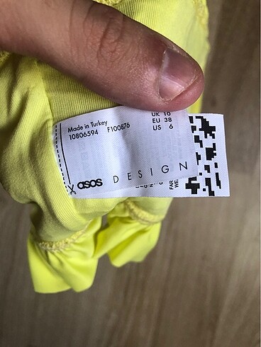 38 Beden ASOS Bandeau Bikini Üst