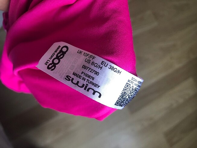 Asos ASOS Boyundan Bağlamalı Göğsü Korseli Mayo