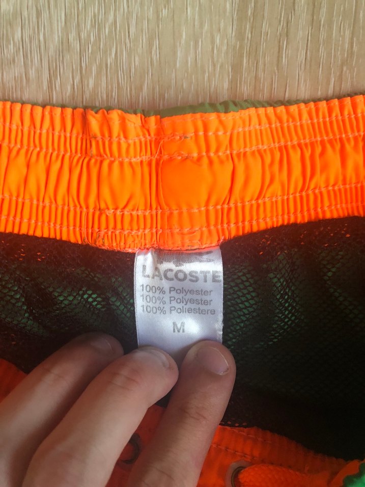 LACOSTE Erkek Yeşil Deniz Şort - Görsel 3