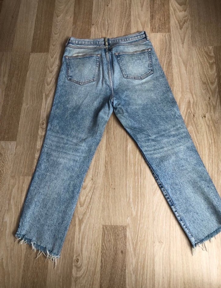 Zara Yıkamalı Açık Mavi Denim Jean — görsel 3/4