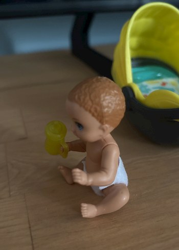 Barbie Bebek Arabası ve bebek - Görsel 5