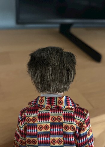 Çok Renkli Desenli Takım Elbiseli Erkek Bebek - Görsel 5