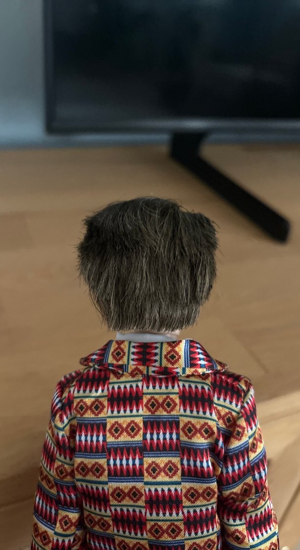 Çok Renkli Desenli Takım Elbiseli Erkek Bebek - Görsel 5