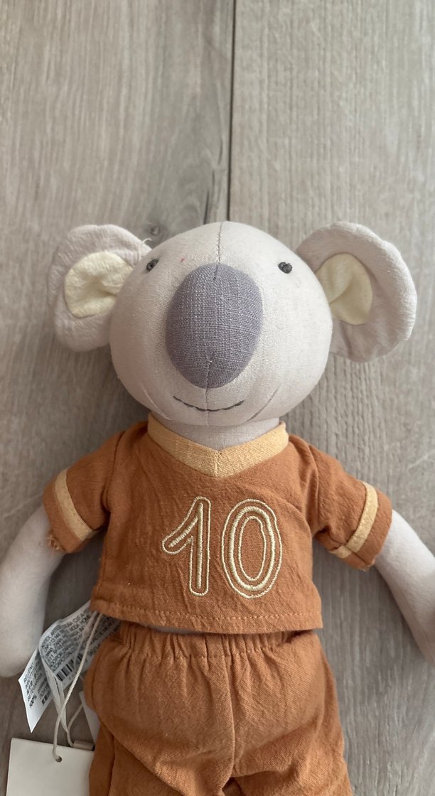 Zarahome kids Kahverengi Tenis Topu Tutan Peluş Oyuncak - Görsel 2