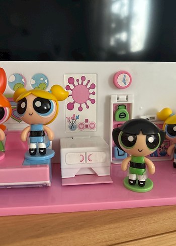 Renkli Powerpuff Girls Aksiyon Figür Seti - Görsel 7