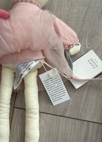 Zarahome kids Pembe Pastel Renkli Peluş Ayıcık - Görsel 6