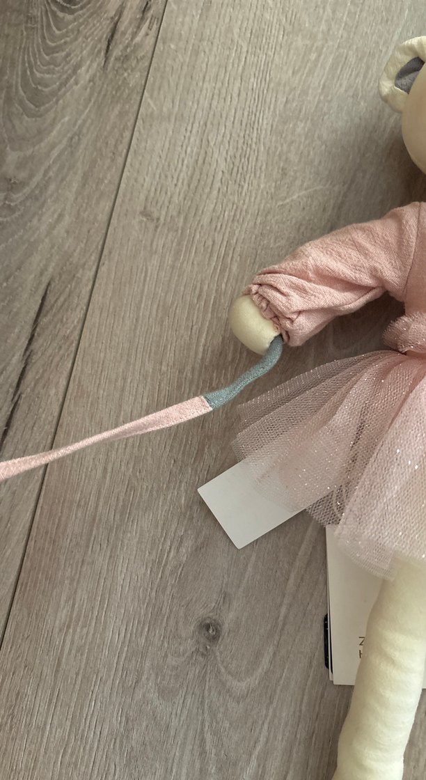 Zarahome kids Pembe Pastel Renkli Peluş Ayıcık - Görsel 2