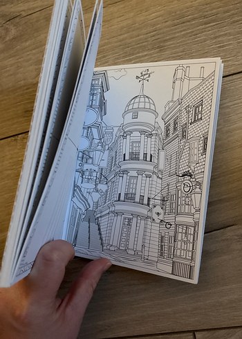 Harry Potter Sihirli Yerler ve Karakterler Boyama Kitabı - Görsel 6