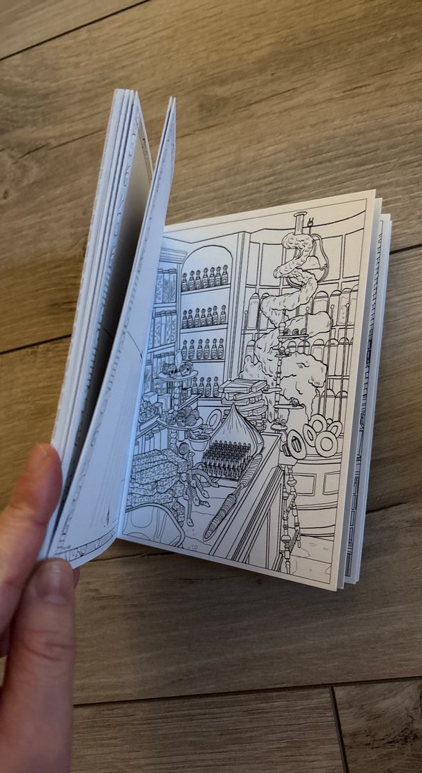 Harry Potter Sihirli Yerler ve Karakterler Boyama Kitabı - Görsel 5