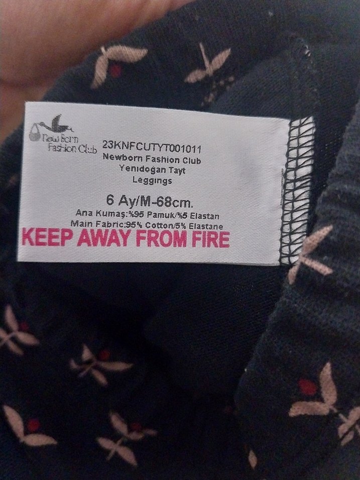 kız bebek tayt - Görsel 2